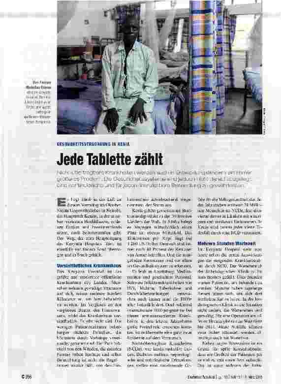 Vorschauseite 1: Jede Tablette zählt