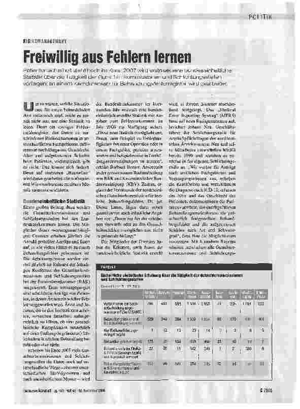 Vorschauseite 1: Freiwillig aus Fehlern lernen