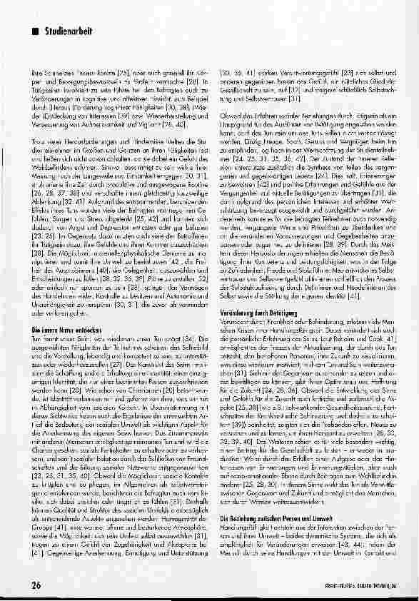 Vorschauseite 3: Der Wert des Tätigseins für Menschen mit chronischen Erkrankungen und Behinderungen -ein Literaturüberblick