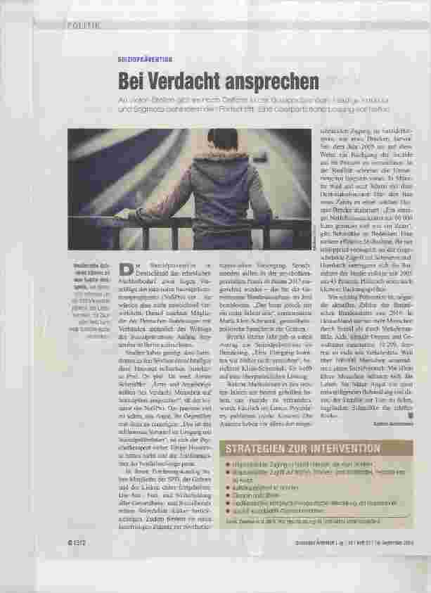 Vorschauseite 1: Bei Verdacht ansprechen