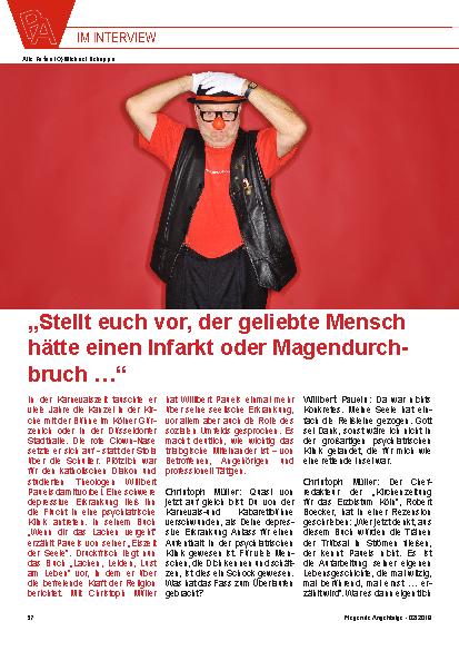 Vorschauseite 1: „Stellt euch vor, der geliebte Mensch hätte einen Infarkt oder Magendurchbruch …“