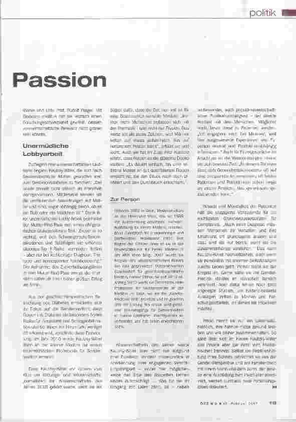 Vorschauseite 2: Genderforschung aus Passion