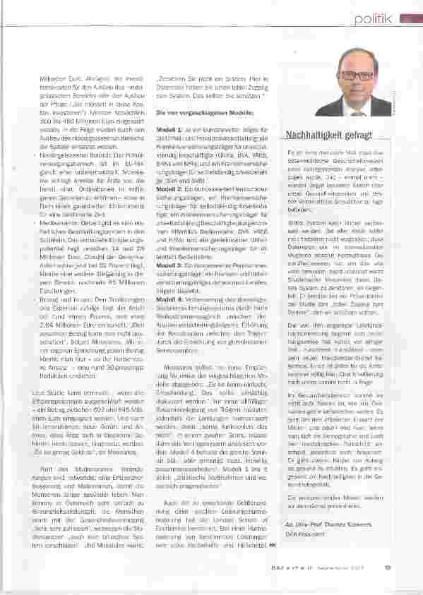 Vorschauseite 2: Reform ohne Reform