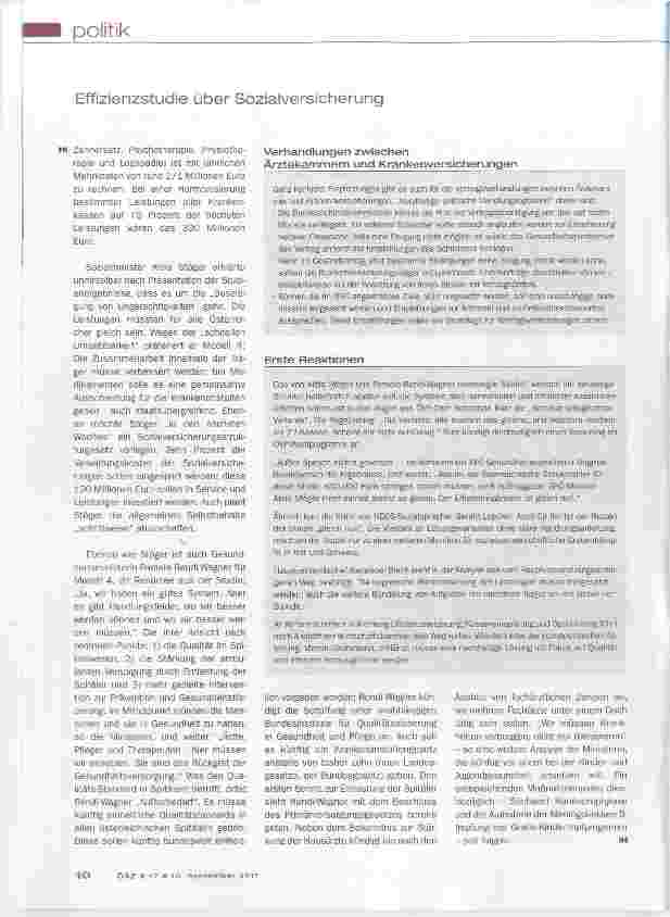 Vorschauseite 3: Reform ohne Reform