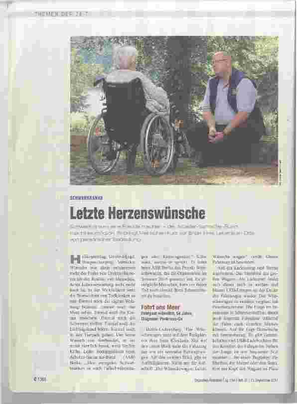Vorschauseite 1: Letzte Herzenswünsche