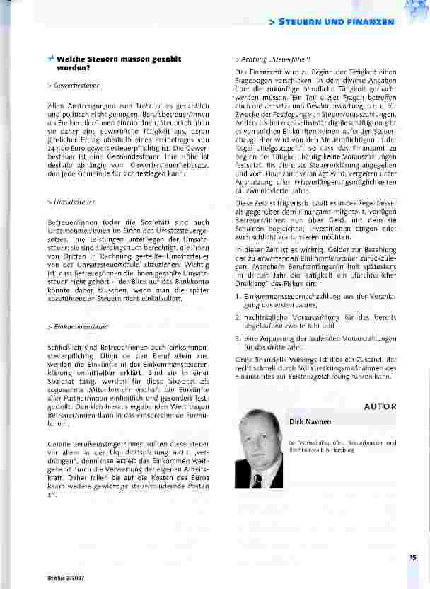Vorschauseite 4: Buchhaltung, Kontoführung und Steuern - Steuerungsinstrument oder notwendiges Übel?