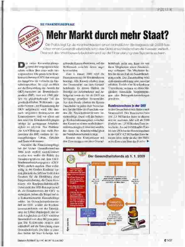 Vorschauseite 1: Mehr Markt durch mehr Staat?