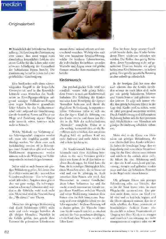 Vorschauseite 4: Sexualität und geistige Behinderung