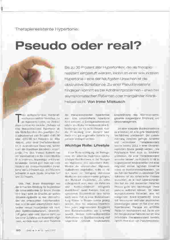 Vorschauseite 1: Pseudo oder real?