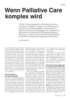Vorschauseite 1: Wenn Palliative Care komplex wird