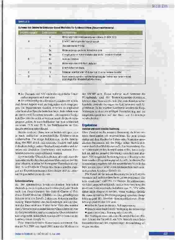 Vorschauseite 4: Nicht invasive Beatmung bei akuter respiratorischer Insuffizienz