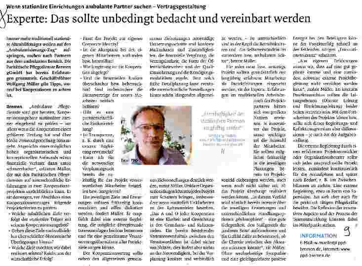 Vorschauseite 1: Experte: Das sollte unbedingt bedacht und vereinbart werden