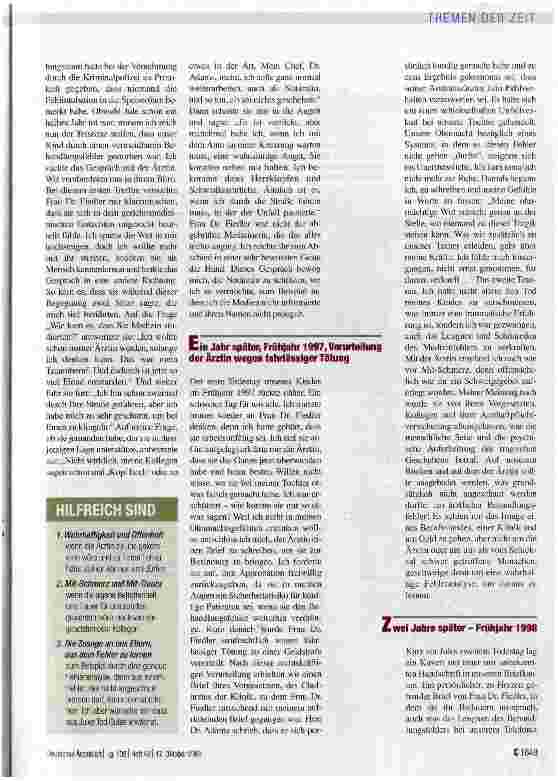 Vorschauseite 2: PatientensicherheitÜber Medizinfehler sprechen und daraus lernen