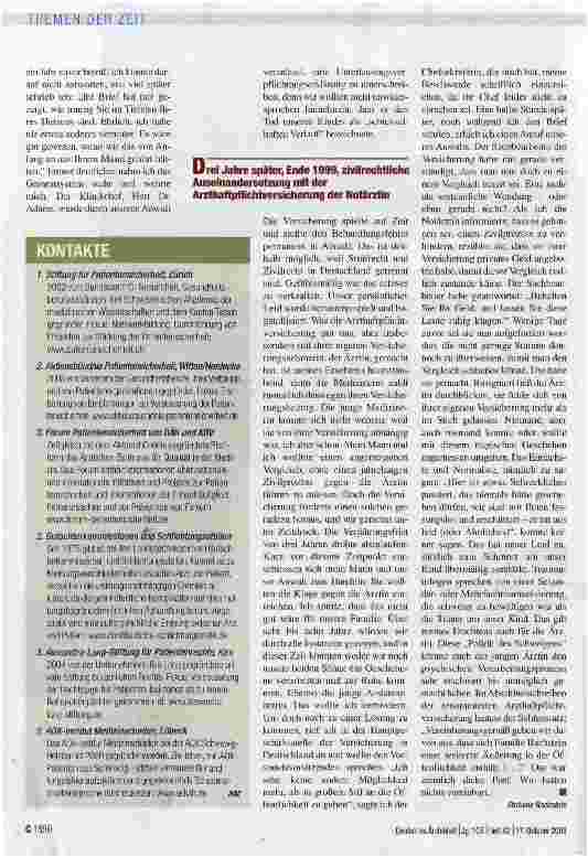 Vorschauseite 3: PatientensicherheitÜber Medizinfehler sprechen und daraus lernen