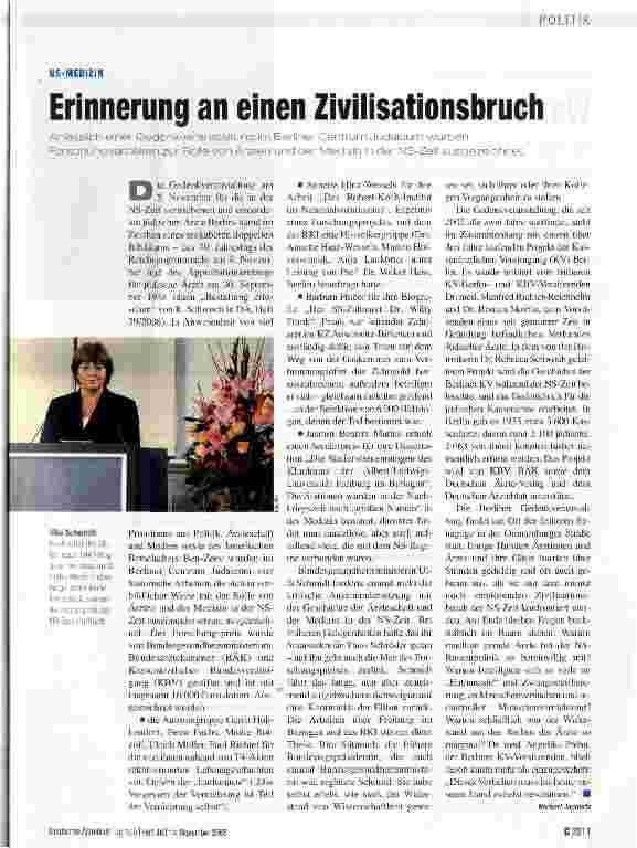 Vorschauseite 1: Erinnerung an einen Zivilisationsbruch