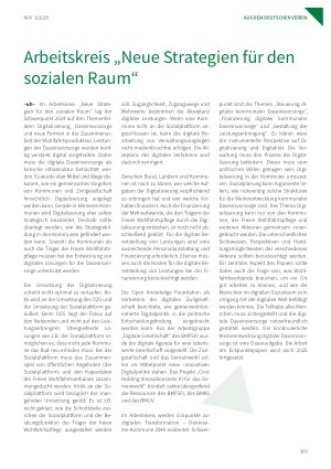 Vorschauseite 1: Arbeitskreis „Neue Strategien für den sozialen Raum“