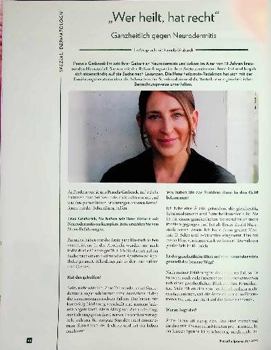 Vorschauseite 1: "„Wer heilt, hat recht“ Ganzheitlich gegen Neurodermitis"