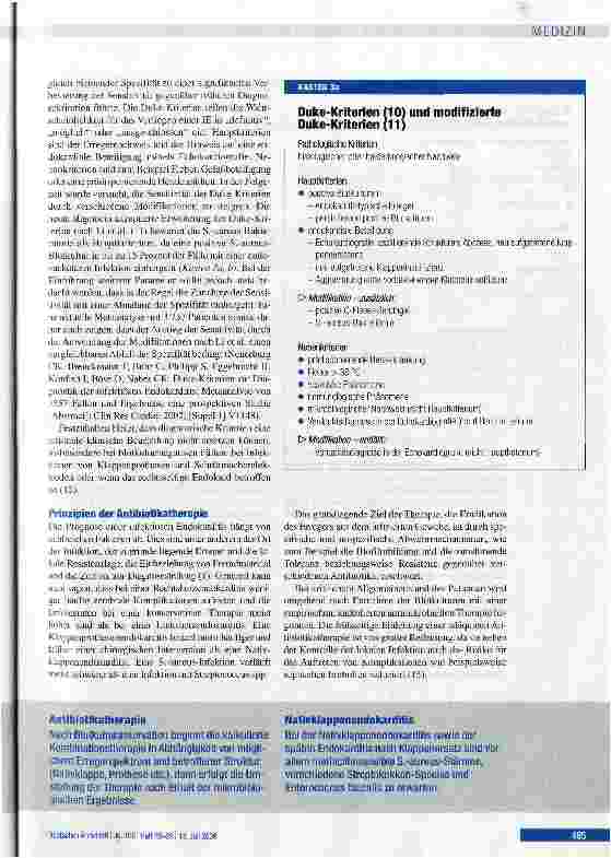 Vorschauseite 5: Endokarditis - Prophylaxe, Diagnostik und Therapie