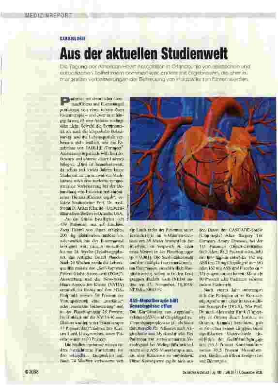 Vorschauseite 1: Aus der aktuellen Studienwelt