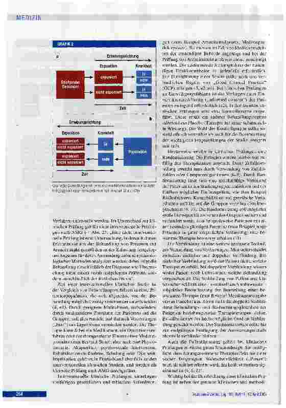 Vorschauseite 3: Studientypen in der medizinischen Forschung