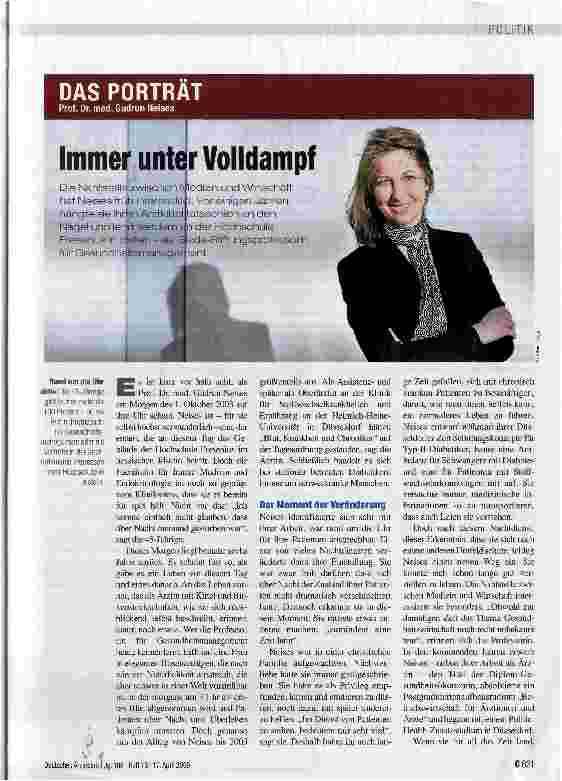 Vorschauseite 1: Immer unter Volldampf