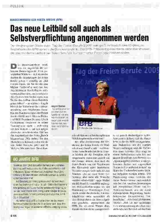 Vorschauseite 1: Das neue Leitbild soll auch als Selbstverpflichtung angenommen werden