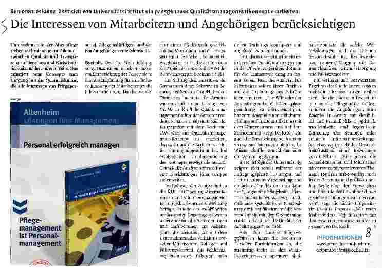 Vorschauseite 1: Die Interessen von Mitarbeitern und Angehörigen berücksichtigen