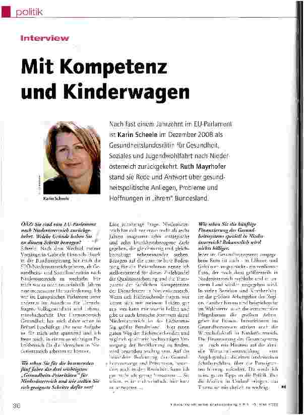 Vorschauseite 1: Mit Kompetenz und Kinderwagen
