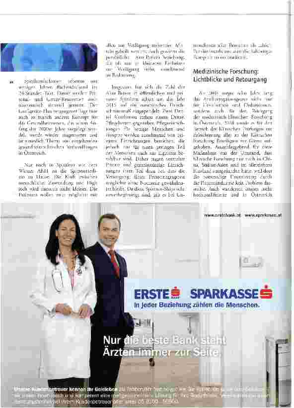 Vorschauseite 4: Gesundheitswesen im Jahr 2025:Keine glasklare Sache