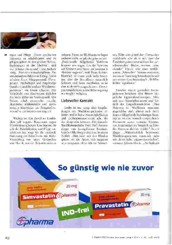 Vorschauseite 3: Apallisches SyndromSchwerst behindert, aber nicht unempfindlich