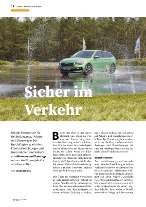 Vorschauseite 1: Sicher im Verkehr