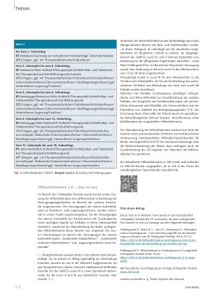 Vorschauseite 3: Hilfsmittelmatrix Cerebralparese Eine Orientierungshilfe für die Behandlung von Kindern mit CP
