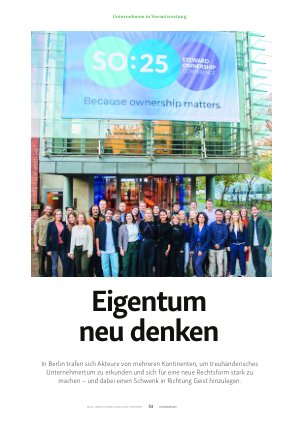 Vorschauseite 1: Eigentum neu denken