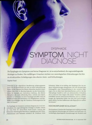 Vorschauseite 1: Dysphagie Symptom, nicht Diagnose
