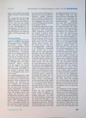 Vorschauseite 2: Schadensersatzforderung - hier: hypothetische Einwil ligung i. S. v. § 630h Abs. 2 Satz 2 BGB