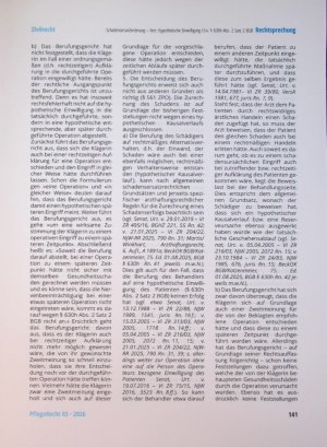 Vorschauseite 4: Schadensersatzforderung - hier: hypothetische Einwil ligung i. S. v. § 630h Abs. 2 Satz 2 BGB