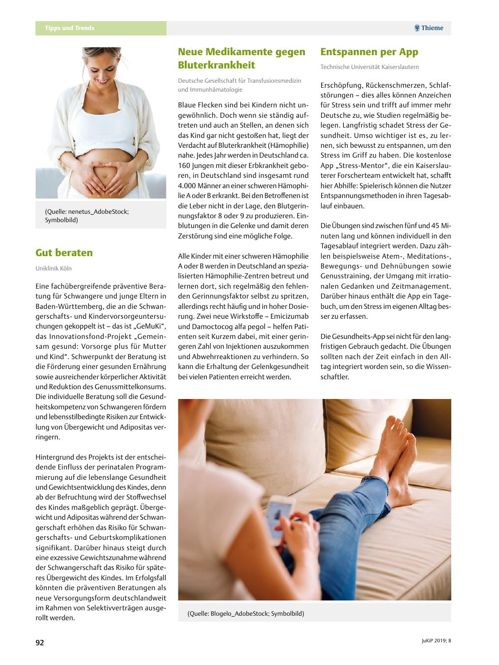 Vorschauseite 1: Tipps und Trends