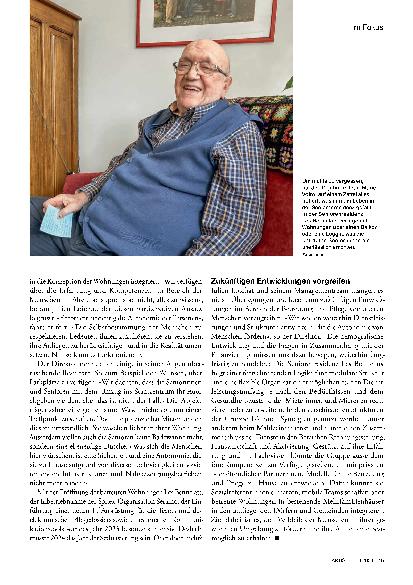 Vorschauseite 4: Die Prioritäten der Seniorinnen und Senioren