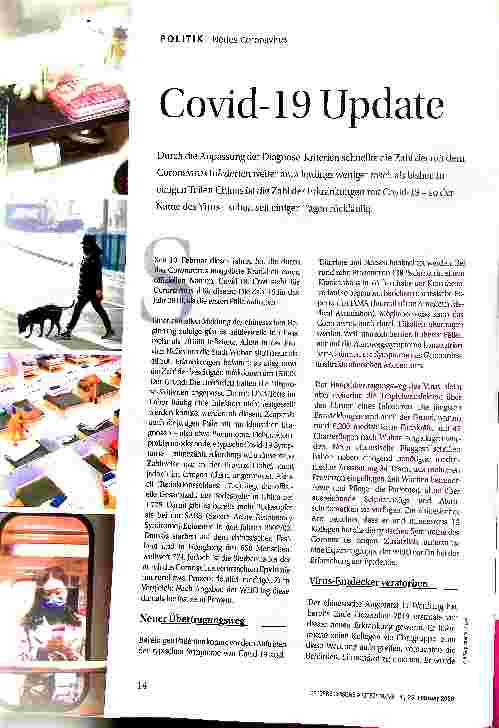 Vorschauseite 1: Covid-19 Update