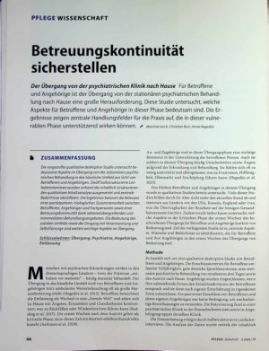 Vorschauseite 1: Betreuungskontinuität sicherstellen