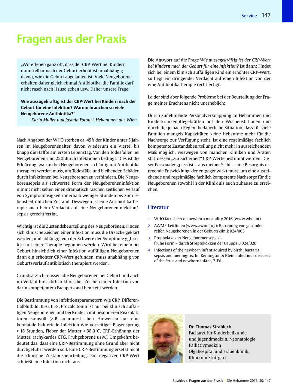 Vorschauseite 1: Fragen aus der Praxis