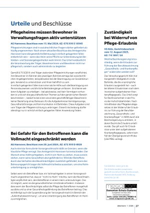 Vorschauseite 2: Urteile und Beschlüsse