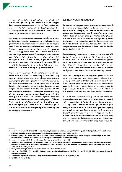 Vorschauseite 2: Dürfen ausländische Stellen sich eigentlich in deutsche Jugendhilfe einmischen?