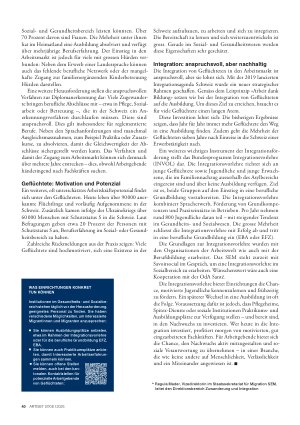 Vorschauseite 2: Mit Ausbildungsplätzen für Migrantinnen und Migranten dem Fachkräftemangel begegnen