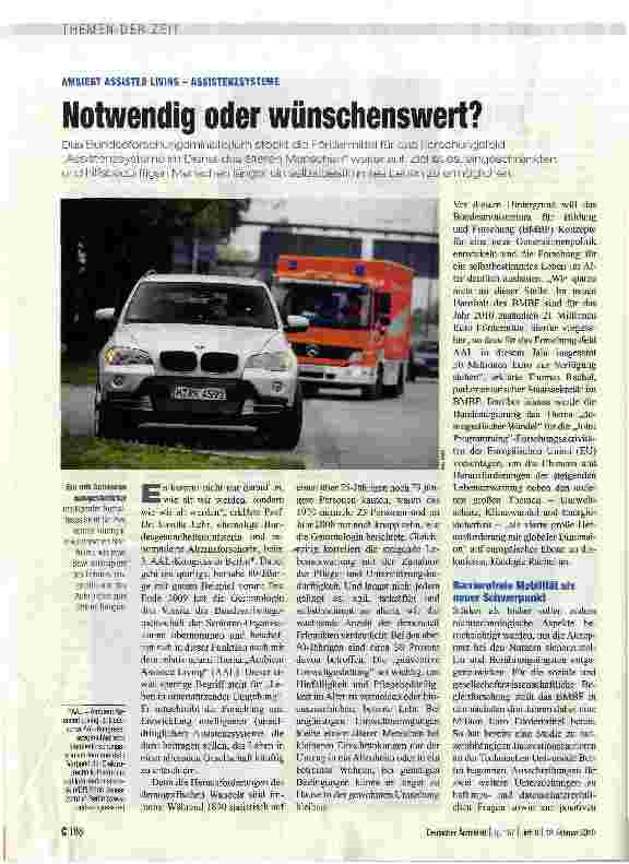 Vorschauseite 1: Notwendig oder wünschenswert?