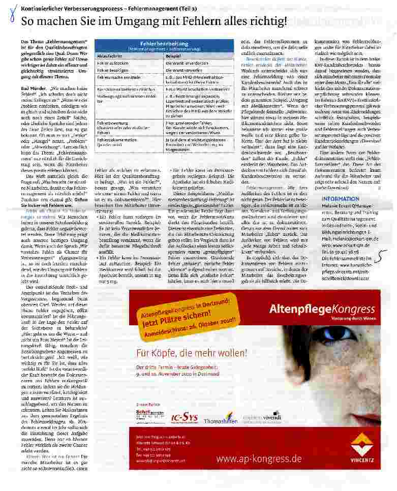 Vorschauseite 1: Kontinuierlicher Verbesserungsprozess - Fehlermanagement (Teil 2) So machen Sie im Umgang mit Fehlern alles richtig!