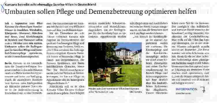 Vorschauseite 1: Umbauten sollen Pflege und Demenzbetreuung optimieren helfen