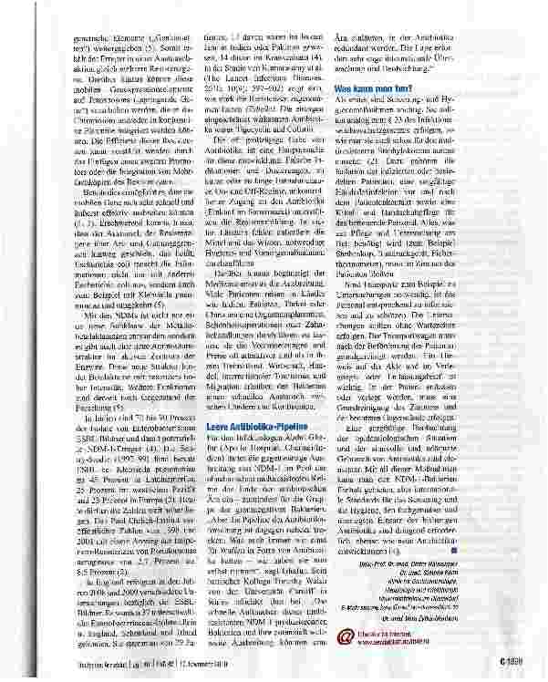Vorschauseite 2: Ein neues Resistenzgen und seine möglichen Folgen