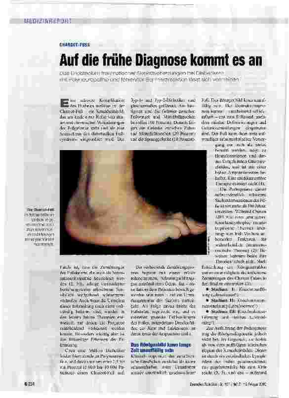 Vorschauseite 1: Auf die frühe Diagnose kommt es an