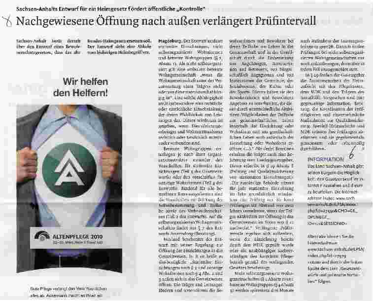 Vorschauseite 1: Nachgewiesene Öffnung nach außen verlängert Prüfintervall